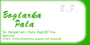 boglarka pala business card